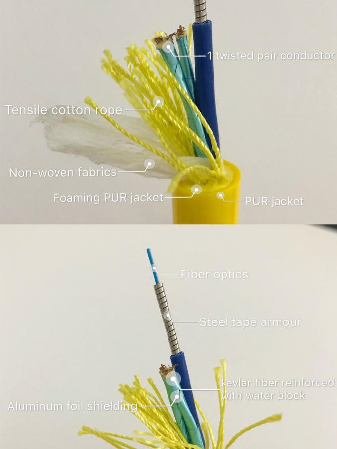 Гибридный пуповинный кабель для питания и передачи сигнала 10