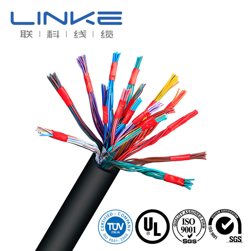 Настройка 16 AWG 1 Пара твердых кабелей для новой энергии с защитой из фольги из ПВХ и кабелем для зарядки электромобилей из PVC Jacket