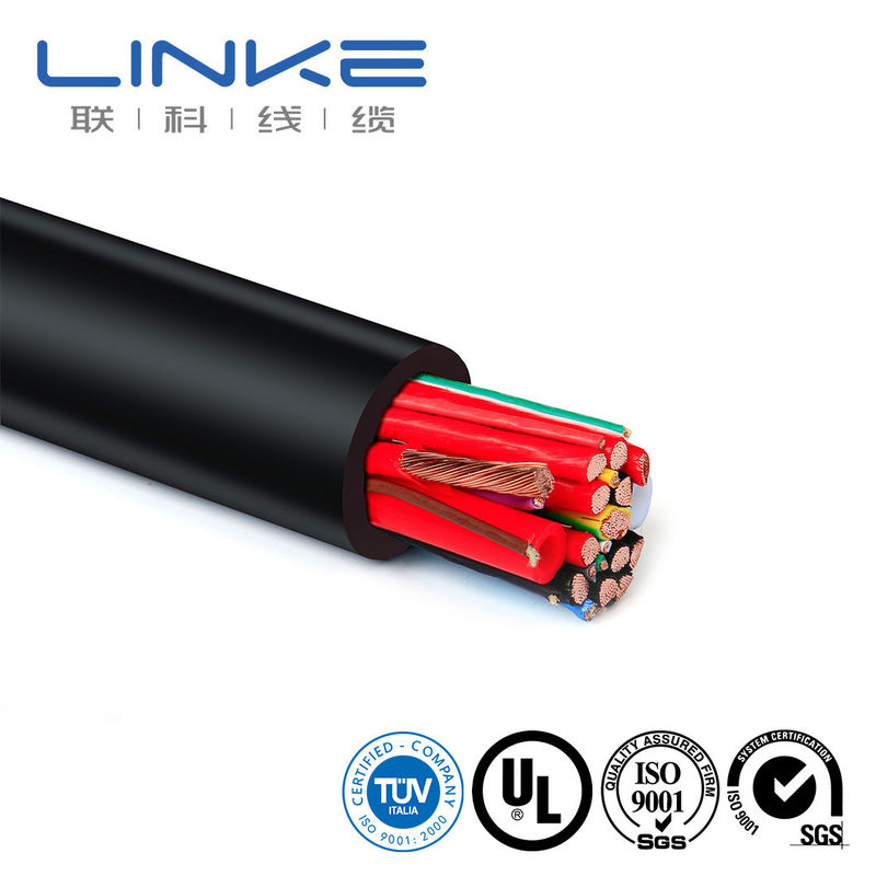 Сертификат TUV H07bz5-F 3G1.5mm sup2 2X0.5mm sup2 AC EV зарядное кабель с медным ядром