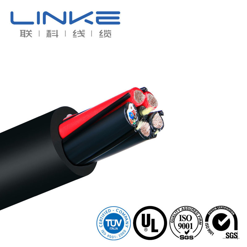 Сертификат TUV H07bz5-F 3G1.5mm sup2 2X0.5mm sup2 AC EV зарядное кабель с медным ядром