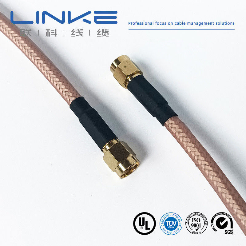 Wurth Elektronik RG142 коаксиальный кабель 50 Ω, 4,95 мм OD SMA мужской на SMA мужской белый кабель для транспортных средств новой энергии
