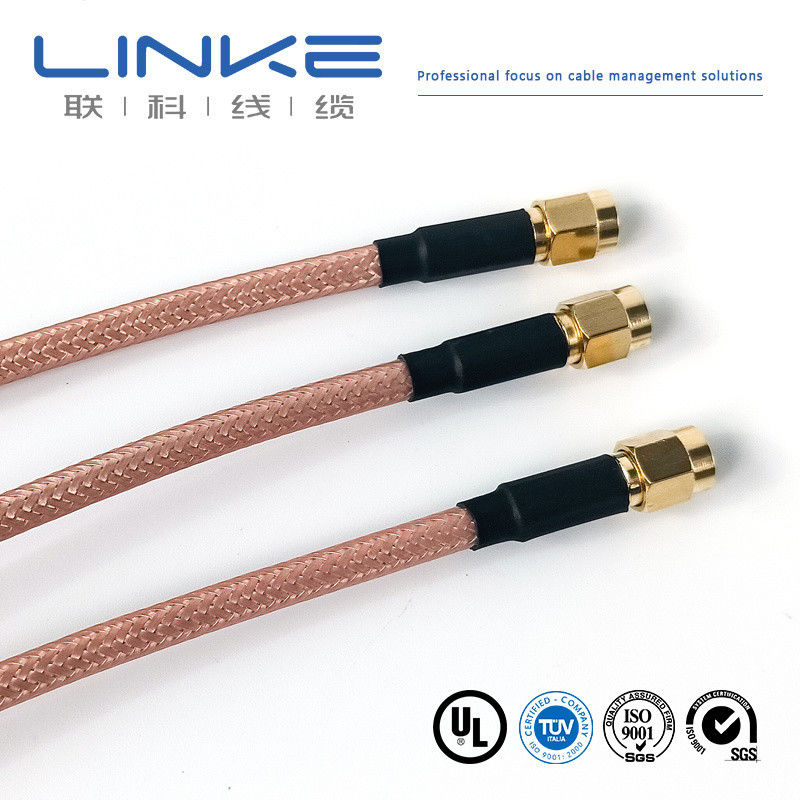 Wurth Elektronik RG142 коаксиальный кабель 50 Ω, 4,95 мм OD SMA мужской на SMA мужской белый кабель для транспортных средств новой энергии