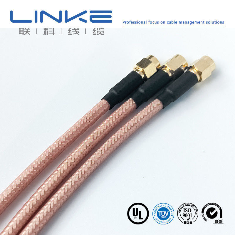 Wurth Elektronik RG142 коаксиальный кабель 50 Ω, 4,95 мм OD SMA мужской на SMA мужской белый кабель для транспортных средств новой энергии