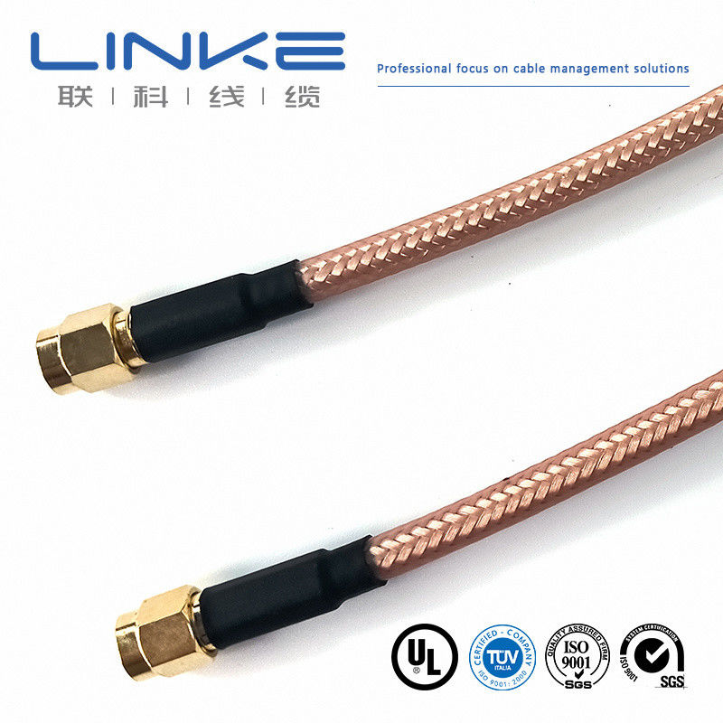 Wurth Elektronik RG142 коаксиальный кабель 50 Ω, 4,95 мм OD SMA мужской на SMA мужской белый кабель для транспортных средств новой энергии