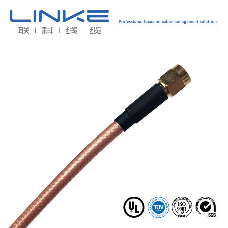 Wurth Elektronik RG142 коаксиальный кабель 50 Ω, 4,95 мм OD SMA мужской на SMA мужской белый кабель для транспортных средств новой энергии