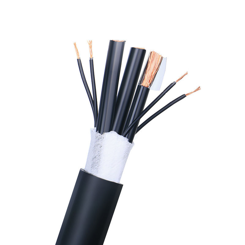Черный ПВХ коаксиальный кабель серии RG6 / Rg58 / Rg11 / Rg59 для видеонаблюдения