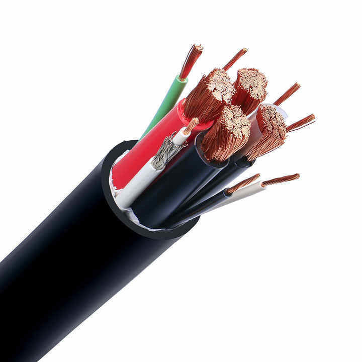 300/500V H05rn-F Изолированный из резины и оболочки промышленный нефтяной кабель управления и питания
