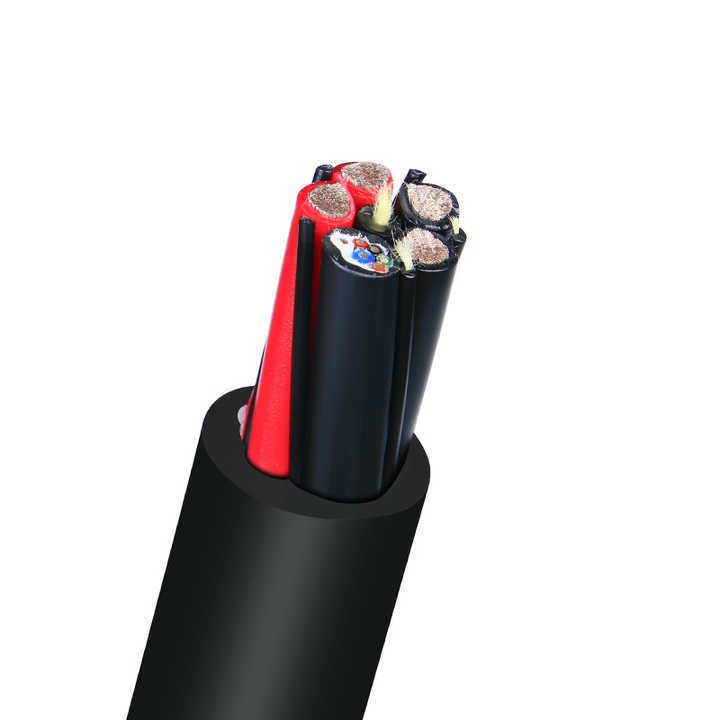 300/500V H05rn-F Изолированный из резины и оболочки промышленный нефтяной кабель управления и питания