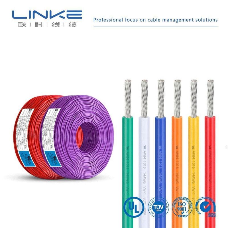 1-30AWG Консервированная медная PVC куртка UL1015 XLPE кабель управления для длительного управления