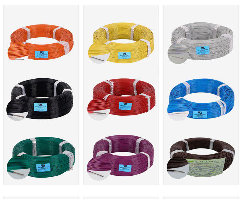 10-30AWG Консервированная медная проволока FEP изоляция UL1330 Электрический кабель для высокотемпературных приложений