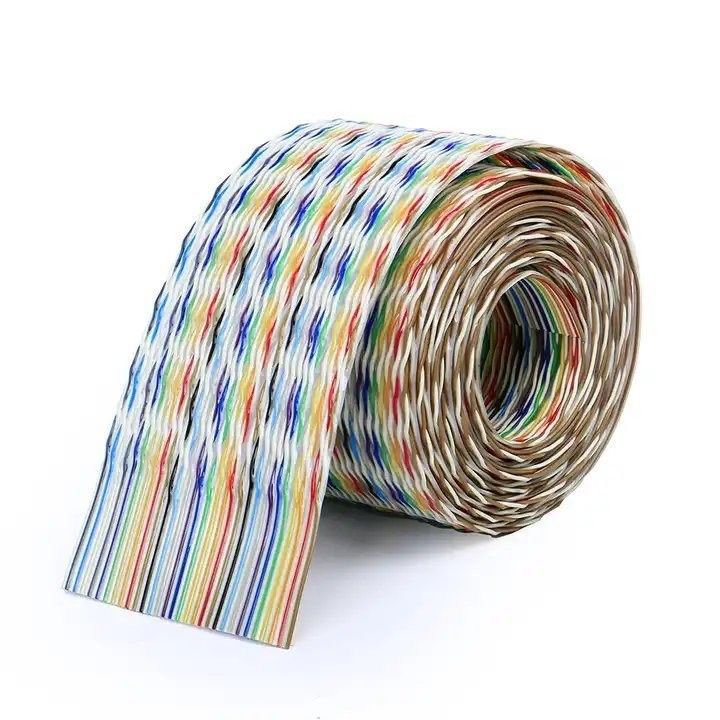 UL2651 28AWG 1.27mm Pitch 10pin 12pin Rainbow Ribbon Harness плоский кабель для промышленности