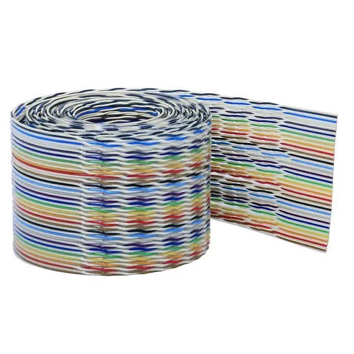 UL2651 28AWG 1.27mm Pitch 10pin 12pin Rainbow Ribbon Harness плоский кабель для промышленности