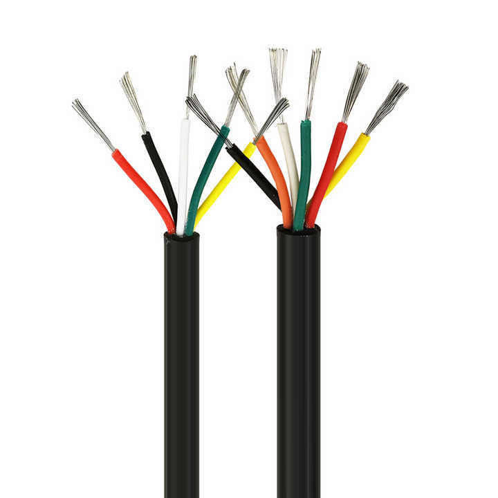 20AWG UL2464 Многоядерный электрический провод 2 ядра ПВХ Гибкие кабели USB для передачи данных кабель USB для первоначальной оплаты номинальная температура -60 ± 200C
