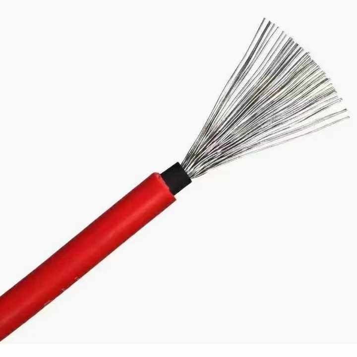 Кабель для солнечных батарей 1500В с луженой медью и изоляцией из сшитого полиэтилена для соединения солнечных панелей