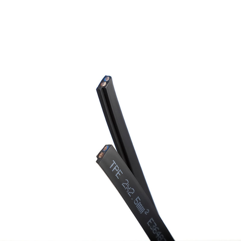 ПВХ оболочка, луженая медная жила, плоский кабель с номинальным напряжением 300 В для автомобильной и промышленной эксплуатации