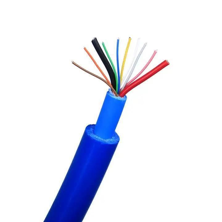 Плавучий кабель из консервированного проволочного ядра с оболочкой TPE и номинальным напряжением 300 В для подводных применений