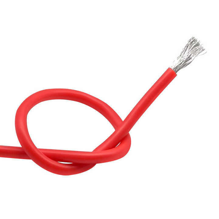 Наземные расходы 18AWG Высокая температура Гибкий мягкий силиконовый электрический провод огнеупорный Использование литиевой батареи новой энергии