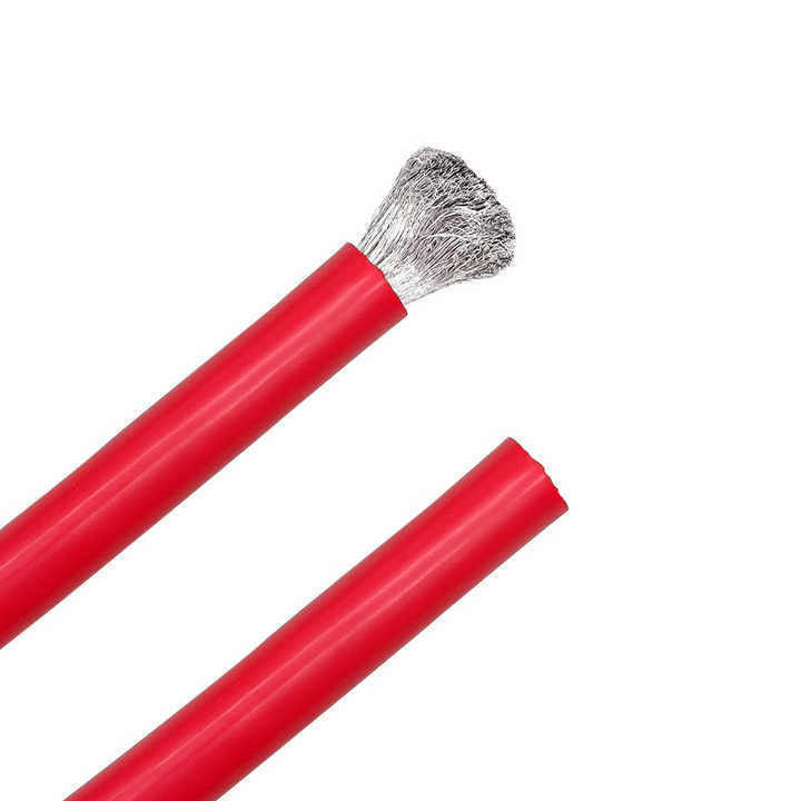 Наземные расходы 18AWG Высокая температура Гибкий мягкий силиконовый электрический провод огнеупорный Использование литиевой батареи новой энергии