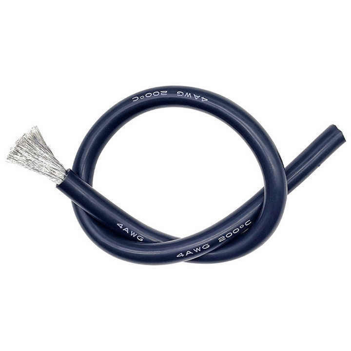 Наземные расходы 18AWG Высокая температура Гибкий мягкий силиконовый электрический провод огнеупорный Использование литиевой батареи новой энергии
