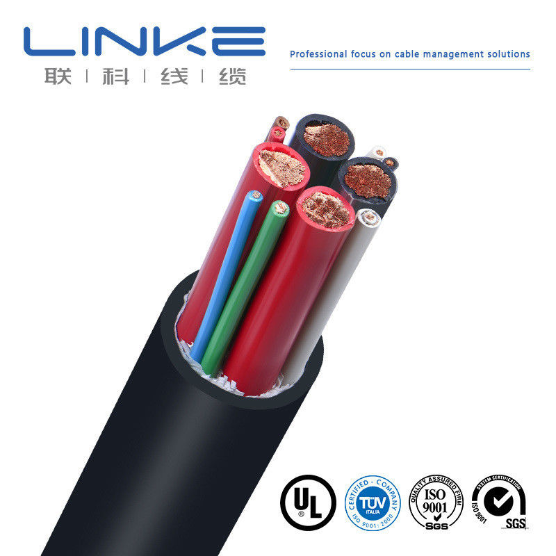 UL 600V 16AMP 3*14AWG+1*18AWG AC EV Wire EV зарядный кабель с медным проводником без кислорода