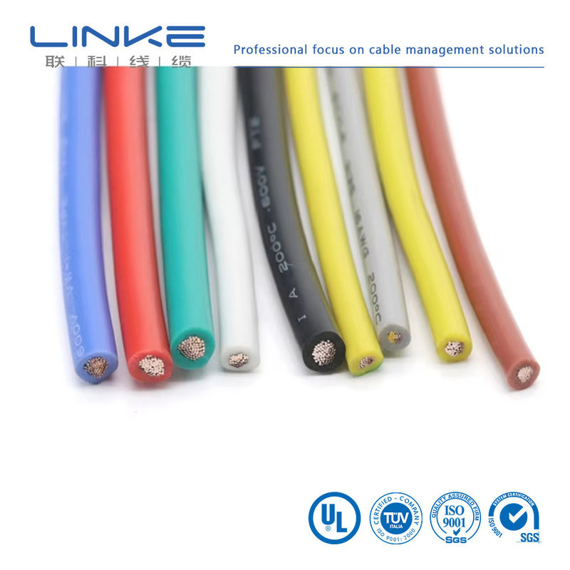 UL3135 Силиконовый резиновый провод 30 28 26 24 22 20 18 16 14 12 10 AWG Изолированный мягкий медный электронный светодиодный кабель освещения лампы