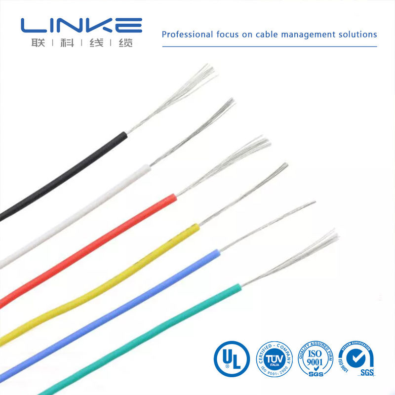 UL3135 Силиконовый резиновый провод 30 28 26 24 22 20 18 16 14 12 10 AWG Изолированный мягкий медный электронный светодиодный кабель освещения лампы