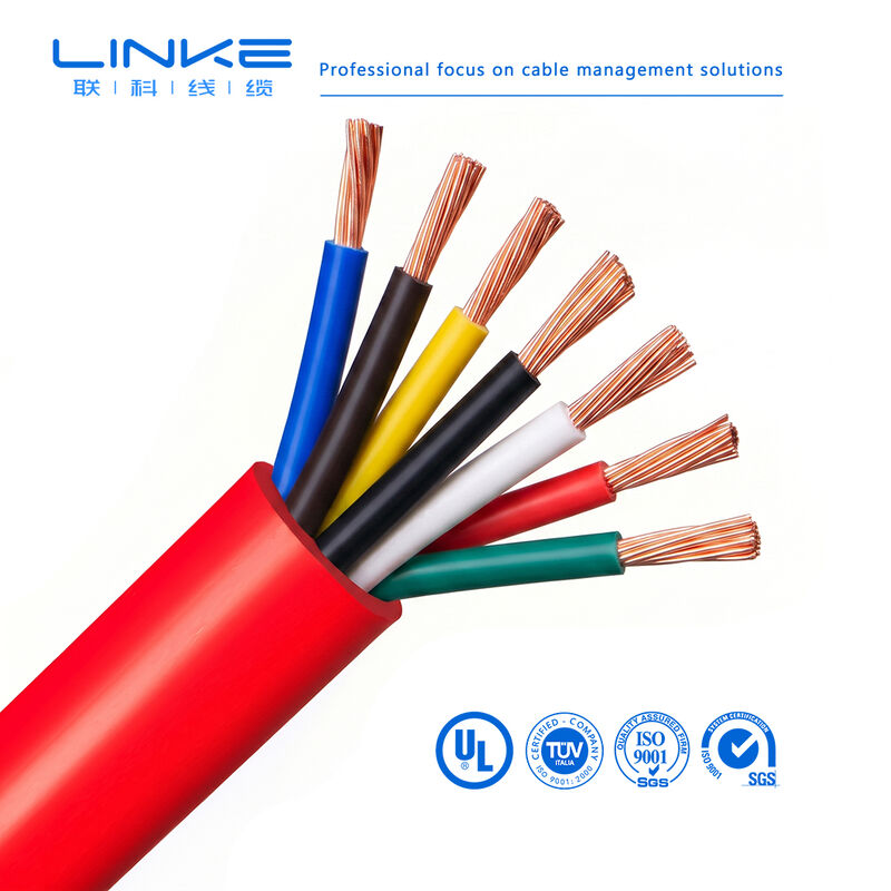 300V Current Multi-Core Stranded Copper Conductor PVC Insulation Electric Vehicle Charging Station Power Cable